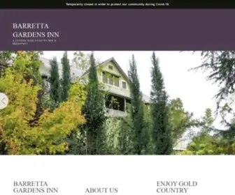 Barrettagardens.com(Barretta Gardens Inn) Screenshot