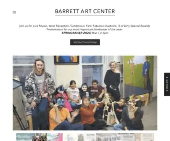 Barrettartcenter.org(Barrett Art Center's mission) Screenshot