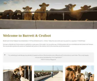 Barrettcrofoot.com(Barrett) Screenshot