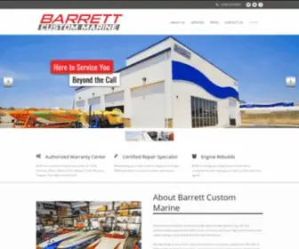 Barrettcustommarine.com(Barrett Custom Marine) Screenshot