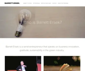 Barrettersek.com(Barrett.Ersek) Screenshot