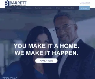 Barrettfinancial.com(Barrett Financial Group) Screenshot