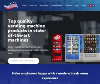 Barrettvending.com(Vending Machines & Office Coffee Service in Houston) Screenshot