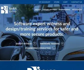 Barrgroup.com(Software Expert Witness Services) Screenshot