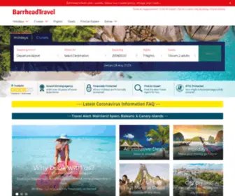 Barrheadtravel.com(Barrhead Travel Holidays) Screenshot