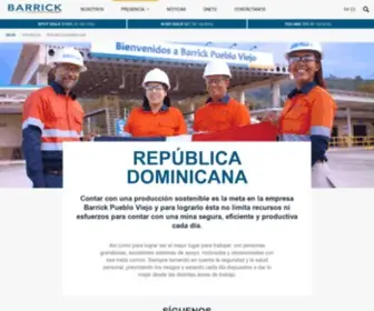 Barrickpuebloviejo.do(Quiénes somos) Screenshot