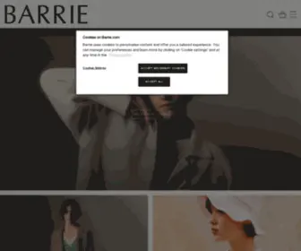 Barrie.com(Luxury cashmere specialist) Screenshot