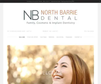 Barriedentistry.com(North Barrie Dental) Screenshot