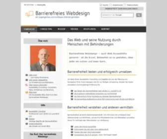 Barrierefreies-Webdesign.de(Hellbusch Accessibility Consulting) Screenshot