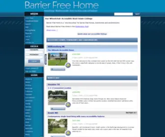 Barrierfreehome.com(Barrier Free Home) Screenshot