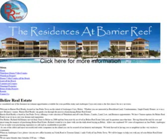 Barrierreefrealty.com(Belize real estate company) Screenshot