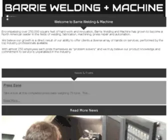 Barriewelding.com(Machinists North America) Screenshot