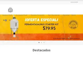 Barrilesycervezas.com(Barriles & Cervezas) Screenshot