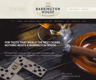 Barringtonhousecigars.com(Premium Jamaican Cigar) Screenshot