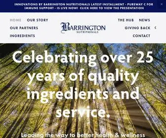 Barringtonnutritionals.com(Barrington Nutritionals) Screenshot