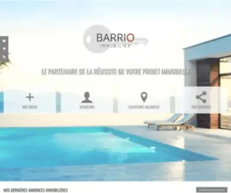 Barrioimmobilier.com(Barrio Immobilier) Screenshot