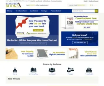 Barristerbooks.com(Discount Law Books) Screenshot