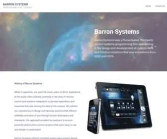 Barron-SYstems.com(Barron Systems) Screenshot