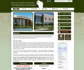 Barroncounty.com(Barron County Economic Development Corporation) Screenshot