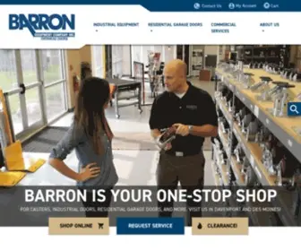 Barroneq.com(Barron Equipment) Screenshot