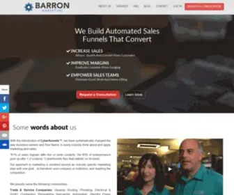 Barronmarketingsolutions.com(Barron Marketing) Screenshot