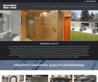 Barronmirror.com(Barron Mirror Glass and Door) Screenshot