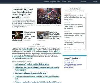 Barrons.com(Barron's is America's premier financial magazine. It provides in) Screenshot