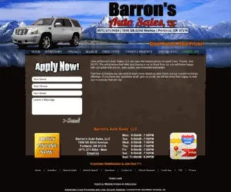 Barronsautosale.com(Barron's Auto Sales) Screenshot