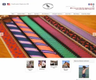 Barronshunter.com(Belts & Accessories Handcrafted in the USA) Screenshot