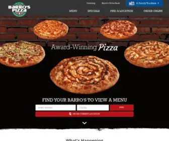 Barrospizza.com(Barro's Pizza) Screenshot