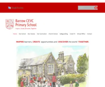 BarrowcevCprimaryschool.co.uk(We are delighted to introduce this website which I hope) Screenshot