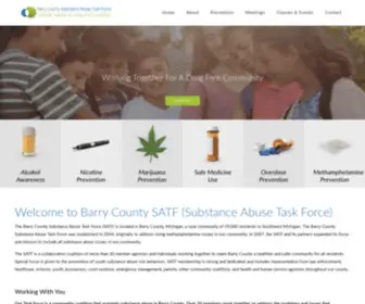 Barrycountysatf.com(Barry County Substance Abuse Task Force) Screenshot