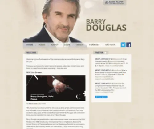 Barrydouglas.com(Barry Douglas) Screenshot