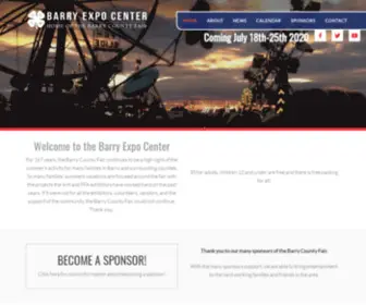 Barryexpocenter.com(Barry County Expo Center near Hastings MI) Screenshot