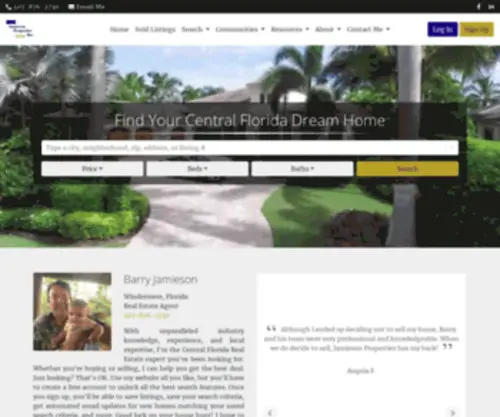 Barryjamieson.com(Jamieson Properties Inc) Screenshot