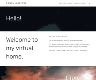 Barrymorisse.com(Barry Morisse) Screenshot