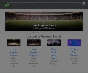Barrystickets.com(Concert Sports Theater Tickets Great Seats) Screenshot