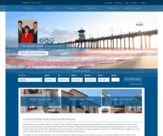 Barryteam.com(Huntington Beach Real Estate) Screenshot