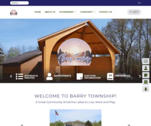 Barrytownship.com(A Great Community Amid the Lakes to Live) Screenshot