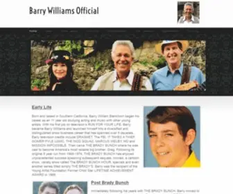 Barrywilliamsofficial.com(Barry Williams) Screenshot