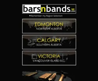 Barsnbands.net(Western Canada’s Live Music Guide) Screenshot