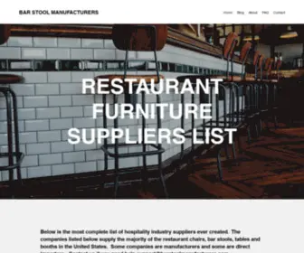 Barstoolmanufacturers.com(Commercial Bar Stool Manufacturers) Screenshot