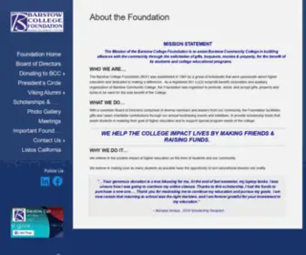 Barstowcollegefoundation.org(Barstowcollegefoundation) Screenshot