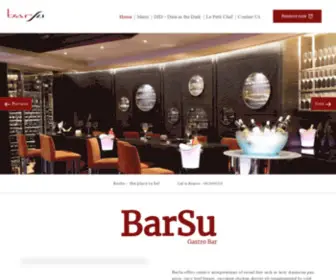 Barsubangkok.com(BarSu restaurant) Screenshot