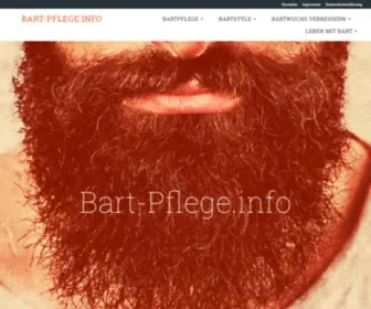 Bart-Pflege.info(Bartpflege für Fortgeschrittene) Screenshot