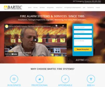 BartecFire.com(Bartec Fire Safety Systems offers fire protection services) Screenshot