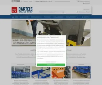 Bartels-Shop.com(Betriebseinrichtungen und Transportgeräten) Screenshot