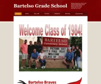 Bartelsobraves.com(Bartelso Grade School) Screenshot