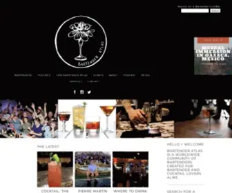 Bartenderatlas.com(Bartender Atlas) Screenshot