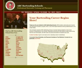 BartendingschoolsABC.com(ABC Bartending Schools) Screenshot